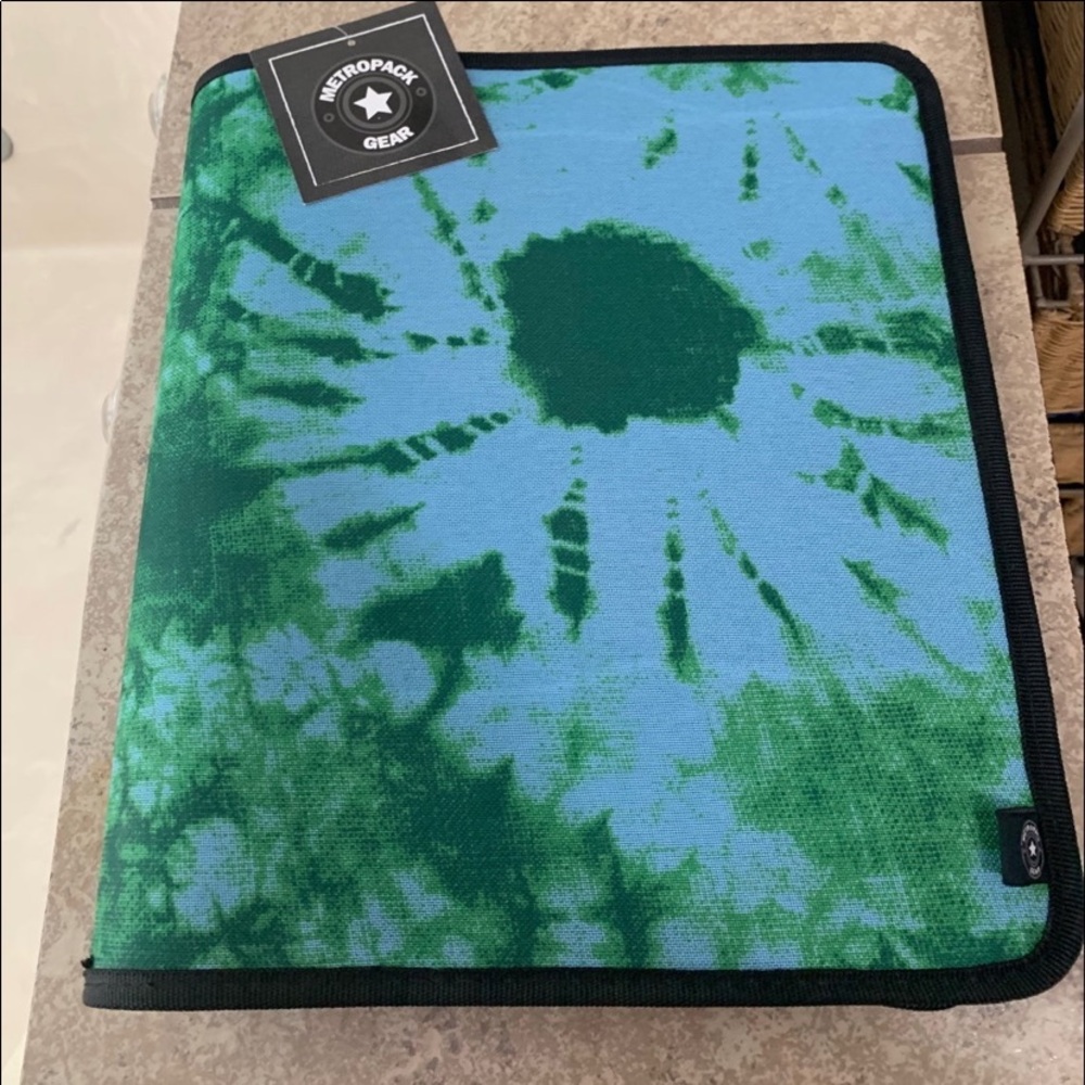 New “METROPACK” Gear Zipper Binder.Colors: Blue & Green